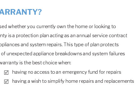 appliance warranty mansfield